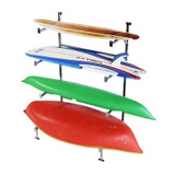 Canoe and Kayak Rack 51''W x 38''D x 79''H - TOP-CKR-4WM