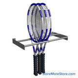 Tennis Racket Rack, 30" W