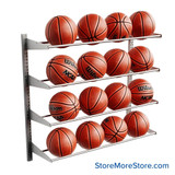 Basketball Storage Rack, 42" W x 42" H