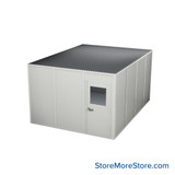 Modular Inplant Office, 145.25" W x 193.25" D x 108" H, 2 Walls