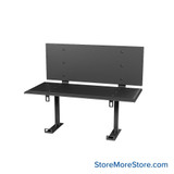Prisoner Restraint Bench, 48" W x 22" D x 37" H, Backrest, ADA Compliant