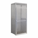 48 x 60 Single Tier Tenant Storage Locker with Integrated Handle Latch - Left Hinged (48 in W x 90 in D x 60 in H)