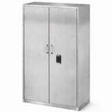 Controlled Substance Stainless Steel Cabinet with Smart Lock, 48 x 84 - closed position (48 in W x 84 in D x 22.375 in H