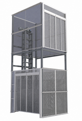 C Series Cantilever Vertical Reciprocating Conveyor - C-25-48x48x72-2-C43