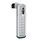 Electronic lock for pegasus carts with glass or solid doors