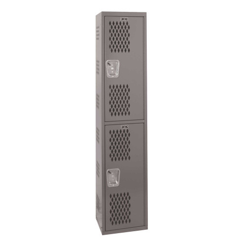 Ventilated Locker, 12" W x 18" D x 72" H, 1 Column, 1 Tiers