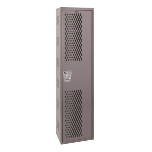 Ventilated Locker, 18" W x 18" D x 72" H, 1 Column, 1 Tier