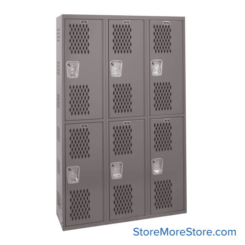 Ventilated Locker 54''W x 18''D x 72''H - HWBA882-222HG