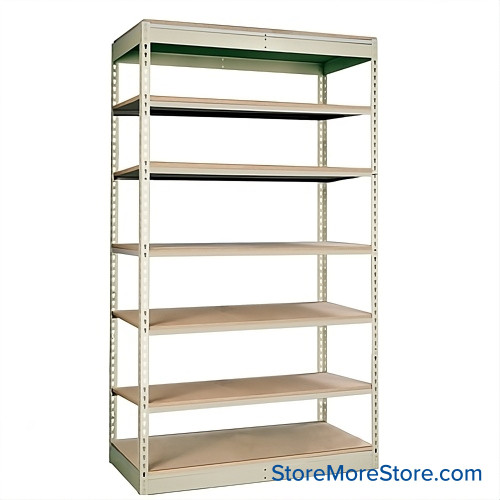 Boltless Shelving, 48" W x 36" D x 84" H, 7 Adjustable Shelfs Boltless Shelving, 48" W x 36" D x 84" H, 7 Adjustable Shelfs