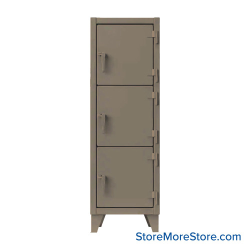 Gear Bag Locker, 22'' W x 18'' D x 68'' H, 1 Column
