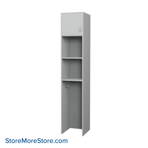 Wall Mounted Locker, 15" W x 16" D x 78" H, Left Hinged Door, No Lock Wall Mounted Locker, 15" W x 16" D x 78" H, Left Hinged Door, No Lock