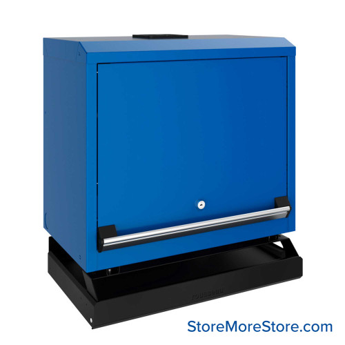 Dust Proof PC Cabinet, Flipper Door, No Keyboard Tray, Includes Laptop Support