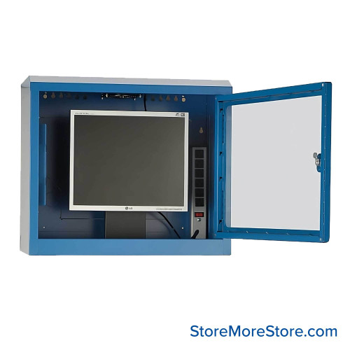 Dust Proof PC Cabinet, Polycarbonate Door, No Keyboard Tray