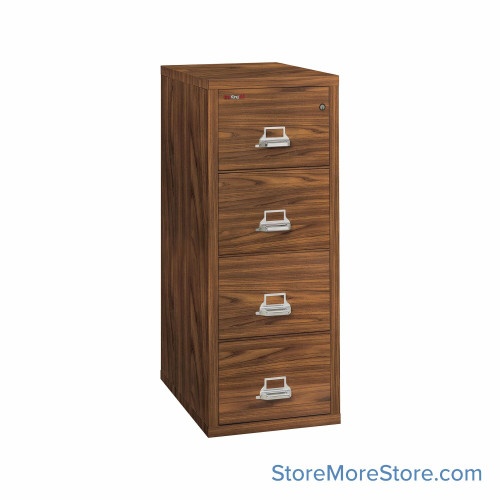 FireKing Vertical File Cabinets, 17.75" W x 25" D x 52.75" H, 4 Drawers FireKing Vertical File Cabinets, 17.75" W x 25" D x 52.75" H, 4 Drawers