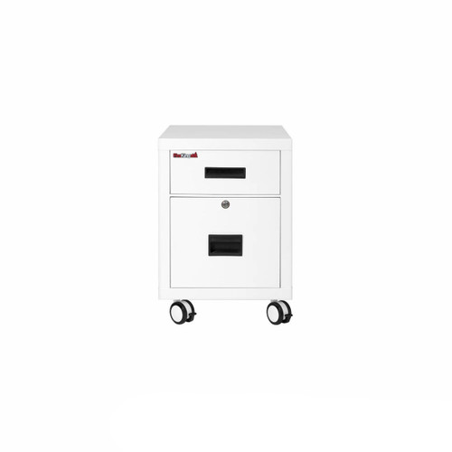 FireKing One Drawer File Cabinet, Includes Casters