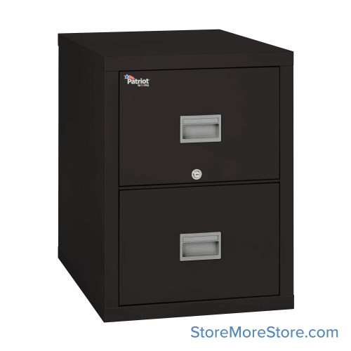 FireKing Fireproof Vertical File Cabinets, 17.75" W x 31.5" D x 27.75" H, 2 Drawers