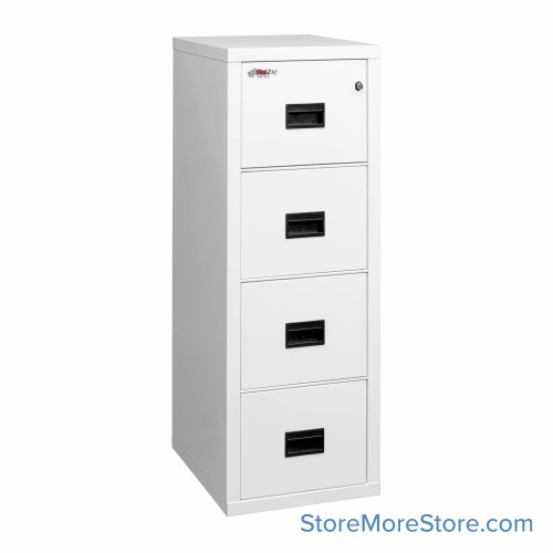 FireKing Fireproof Vertical File Cabinets, 17.75" W x 22.25" D x 52.75" H, 4 Drawers