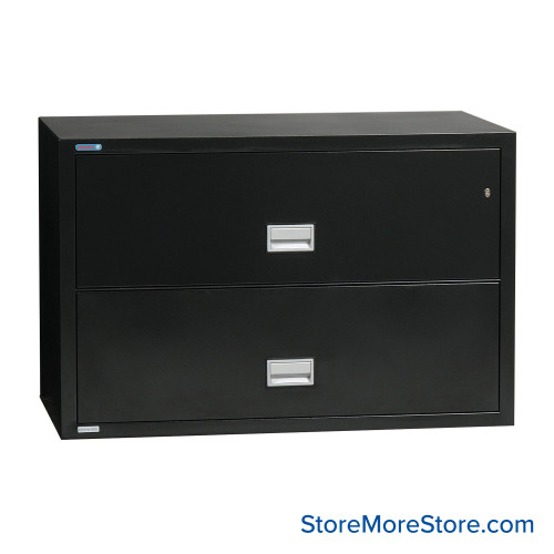 Fireproof Lateral File Cabinet, 38.75" W x 28.75" H, 2 Drawers Fireproof Lateral File Cabinet, 38.75" W x 28.75" H, 2 Drawers
