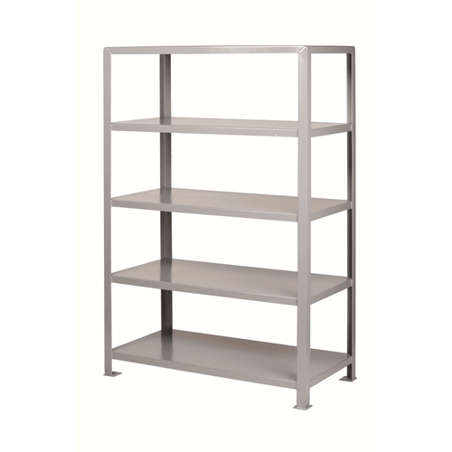 Welded Shelving, 18" W x 32" D x 72" H, Five Shelves, Open Back Welded Shelving, 18" W x 32" D x 72" H, Five Shelves, Open Back