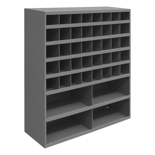12 Inch Deep Bin Shelving, 33.81" W x 11.94" D x 42" H, 11.94, 44 Bin Openings