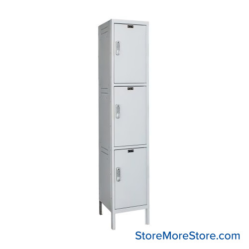 Charging Locker, 15'' W x 18'' D x 78'' H, 1 Column, 3 Tiers, Assembled
