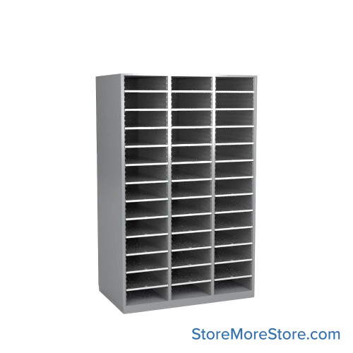 Mail Sorter Cabinet, 42.5" W x 17" D x 60" H, Oversize Slot Size
