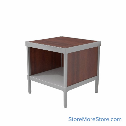 Mail Console, 36" W x 36" D x 30" H, Open Front, 21.875" Cabinet Height, Includes Adjustable Height