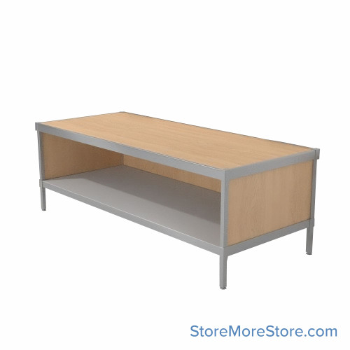 Mail Console, 30" W x 70" D x 30" H, Open Front, 15.875" Cabinet Height