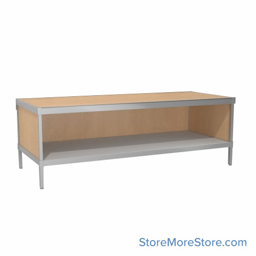 Mail Console, 36" W x 72" D x 36" H, Open Front, 21.875" Cabinet Height