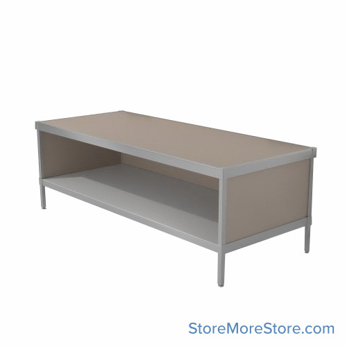 Mail Console, 36" W x 72" D x 36" H, Open Front, 27.875" Cabinet Height