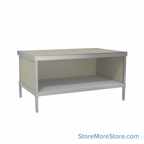 Mail Console, 36" W x 60" D x 42" H, Open Front, 27.875" Cabinet Height