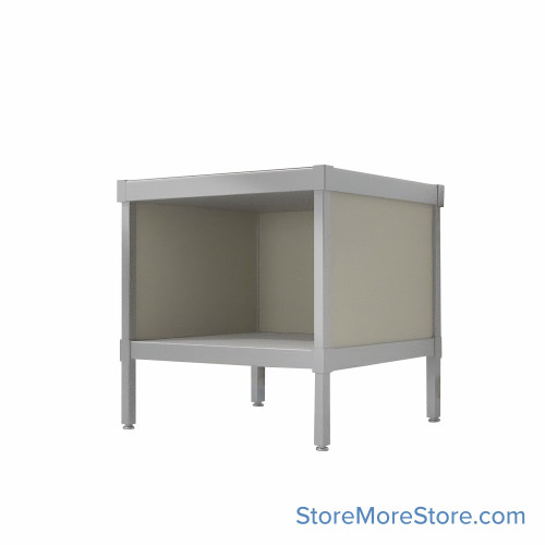 Mail Console, 36" W x 36" D x 42" H, Open Front, 33.5625" Cabinet Height