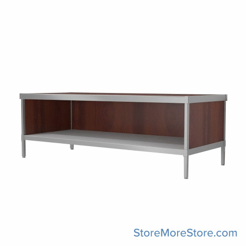 Mail Console, 25" W x 72" D x 42" H, Open Front, 33.5625" Cabinet Height