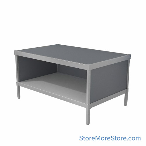 Mail Console, 30" W x 48" D x 36" H, Open Front, 27.875" Cabinet Height, Includes Adjustable Height
