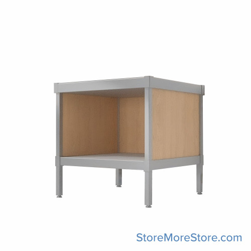 Mail Console, 30" W x 25" D x 30" H, Open Front, 21.875" Cabinet Height, Includes Adjustable Height