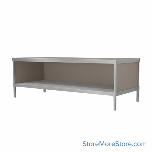 Mail Console, 25" W x 70" D x 30" H, Open Front, 15.875" Cabinet Height