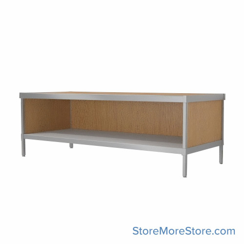 Mail Console, 25" W x 84" D x 36" H, Open Front, 27.875" Cabinet Height