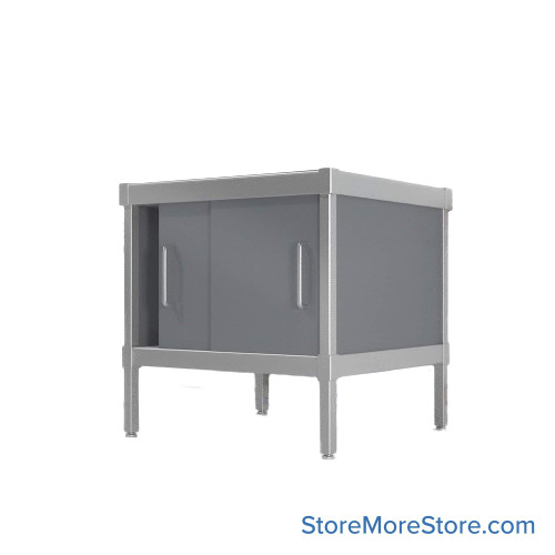 Mail Console, 25" W x 36" D x 30" H, Sliding Doors, 21.875" Cabinet Height