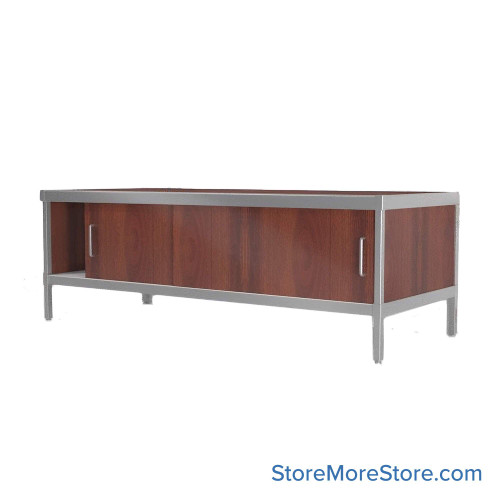 Mail Console, 25" W x 72" D x 42" H, Sliding Doors, 33.5625" Cabinet Height