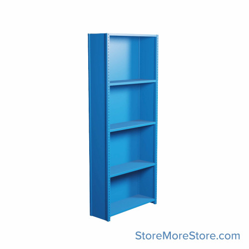 Industrial Shelving, 36" W x 12" D x 87" H, Closed Single Shelving Unit, 5 Shelves