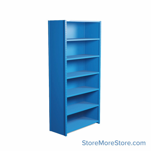 Industrial Shelving, 42" W x 18" D x 87" H, Closed Single Shelving Unit, 7 Shelves