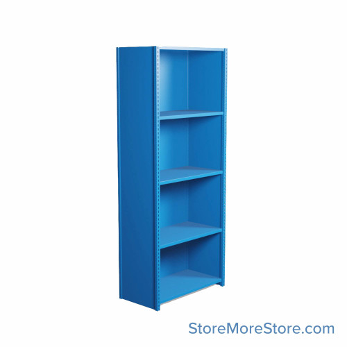 Industrial Shelving, 36" W x 18" D x 87" H, Closed Single Shelving Unit, 5 Shelves