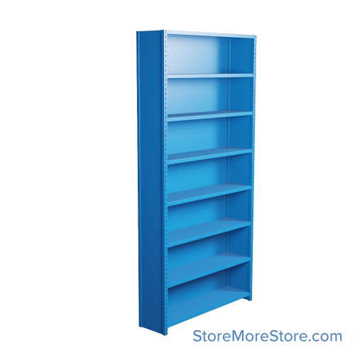 Industrial Shelving, 36" W x 24" D x 99" H, Closed Single Shelving Unit, 8 Shelves