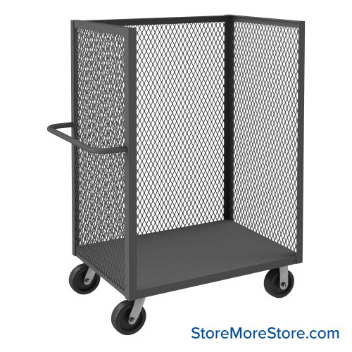 Wire Mesh Cart, 48.5" W x 24.5" D