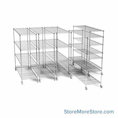 Pull Out Stainless Steel Wire Shelving - Kit-Quantum-POS247286-5