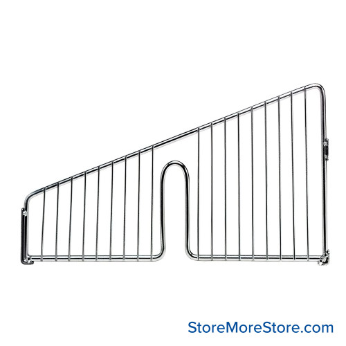 Wire Basket Divider, 10" W x 24" D x 6" H