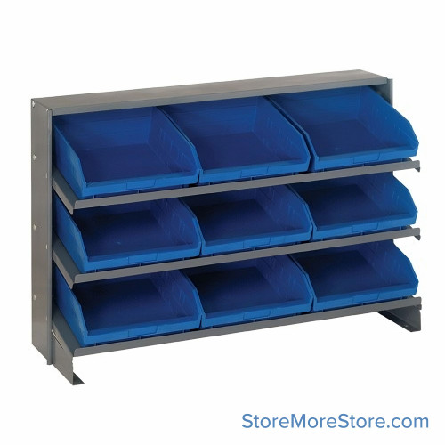 Workbench Parts Organizer, Blue, 9 Bins Workbench Parts Organizer, Blue, 9 Bins