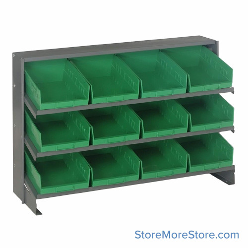 Workbench Parts Organizer, Green, 12 Bins Workbench Parts Organizer, Green, 12 Bins