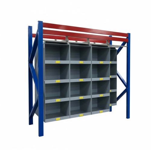 Pallet Rack Storage Bins, 108" W, 24"W x 20"D x 18"H - 28 Bins