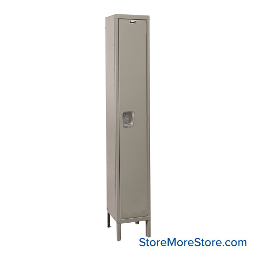 Storage Locker, 18" W x 18" D x 78" H, 1 Column, 1 Tier, Assembled